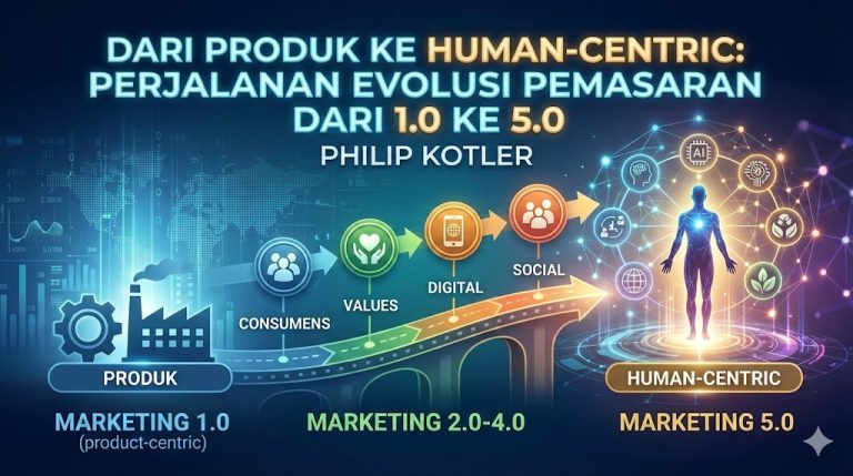Dari Produk ke Human-Centric: Perjalanan Evolusi Pemasaran dari 1.0 ke 5.0 Philip Kotler