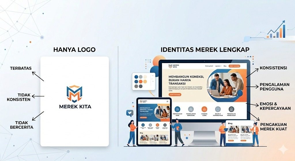 Memperkuat Identitas Merek: Mengapa Desain Visual dan Brand Voice di Website Lebih Penting daripada Sekadar Logo